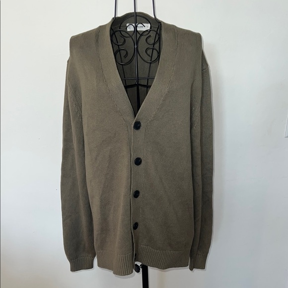 Everlane The Classic Cardigan in Everyday Cotton in Kalamata Size S - Picture 5 of 11